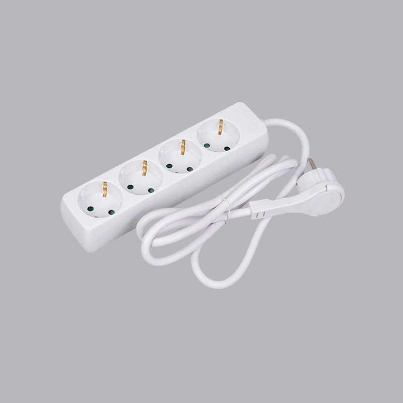 LOB-04L Német típusú téglalap alakú 4 utas elosztó húzógyűrűvel Multi-Socket