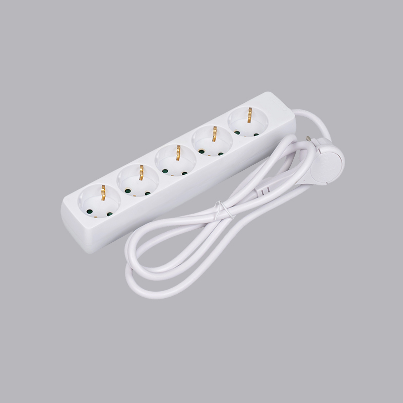LOB-05L Német típusú téglalap alakú 5-utas elosztó húzógyűrűvel Multi-Socket