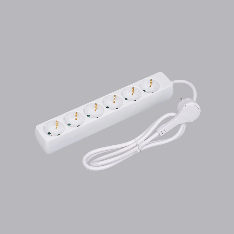LOB-06L Német típusú téglalap alakú 6 utas elosztó húzógyűrűvel Multi-Socket