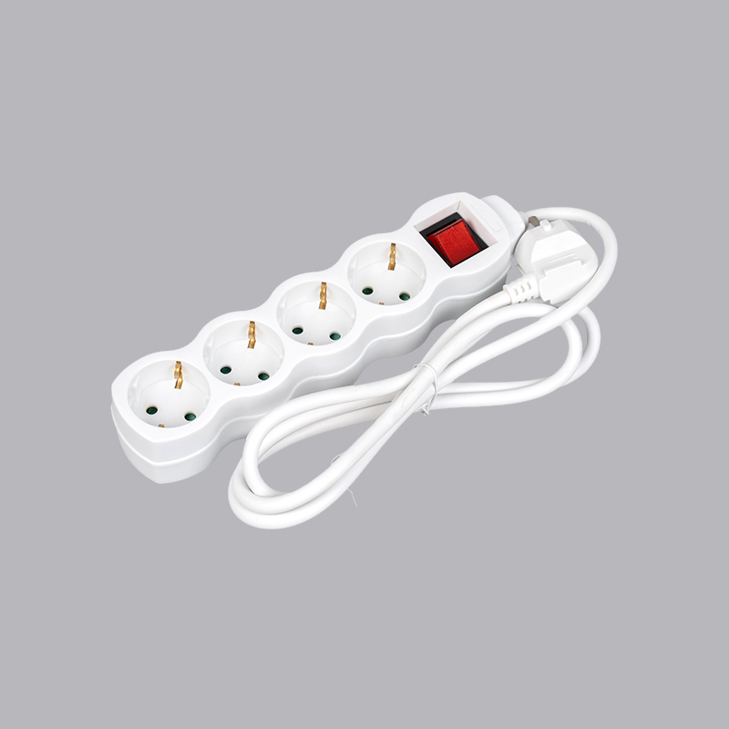 LOG-04K Német típusú tök formájú 4 utas elosztó kapcsolóval Multi-Socket