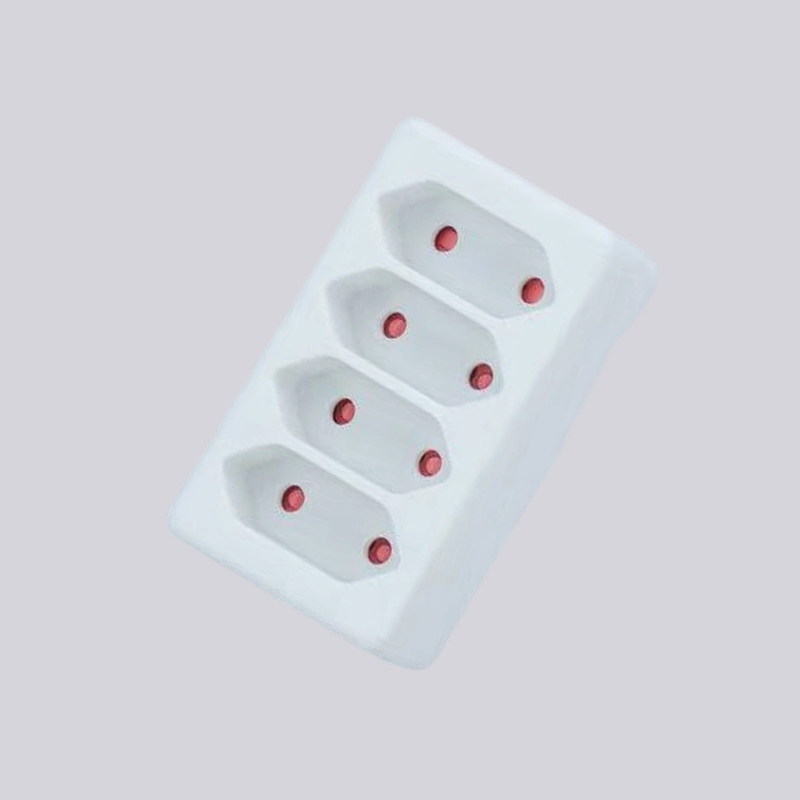 G01/4 német típusú négy lapos dugós adapter